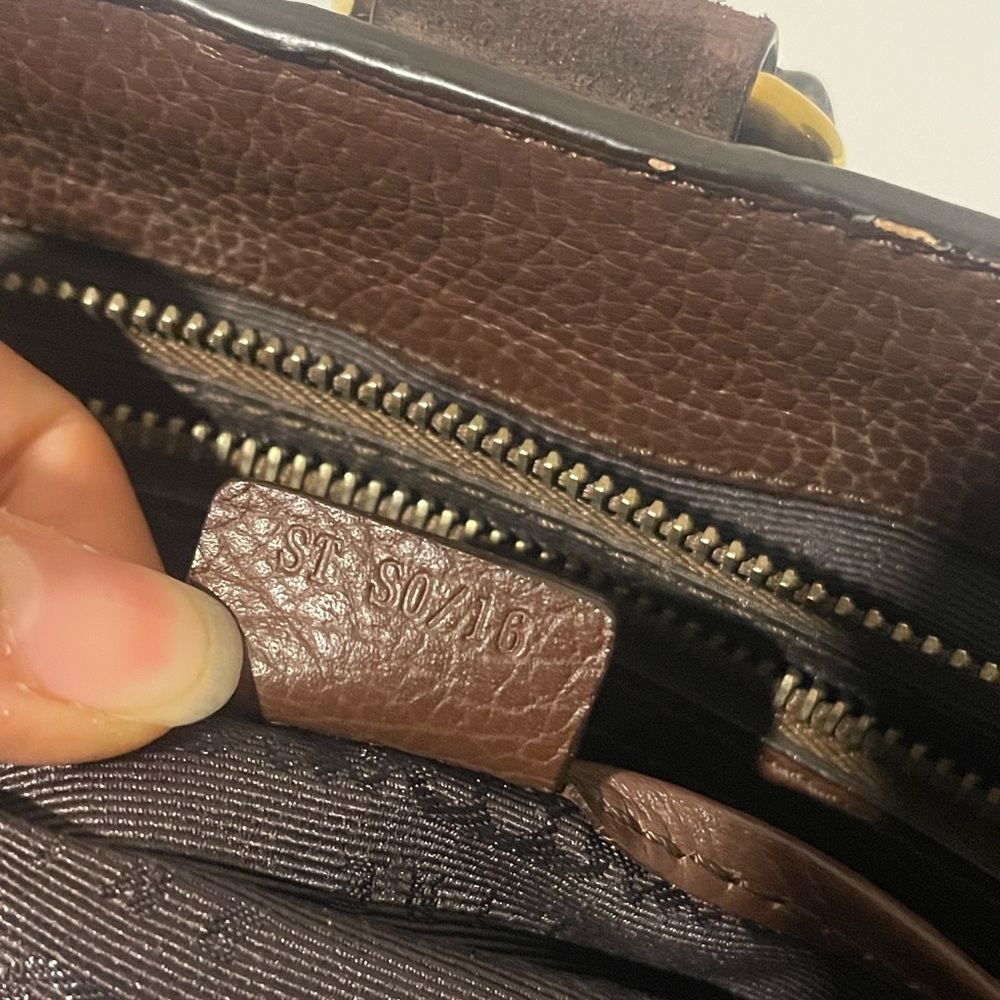 Celine Boogie Bag Brown Suede Leather Handbag - Picture 5 of 15